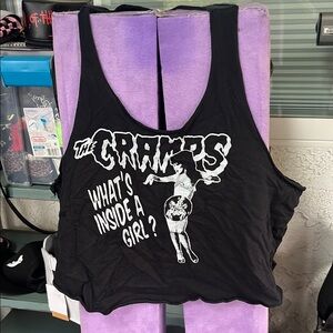 The cramps band crop top